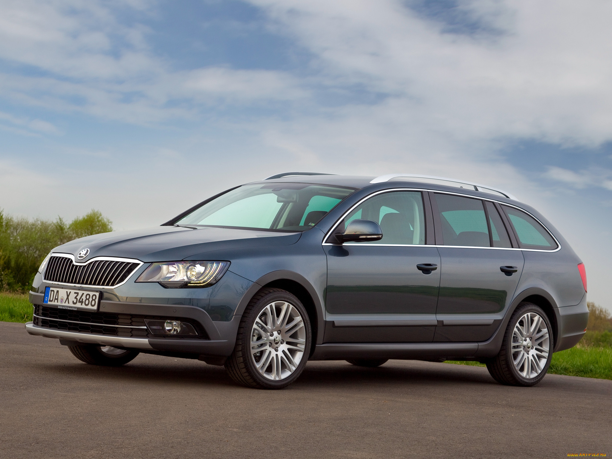 , skoda, outdoor, 2014, combi, superb